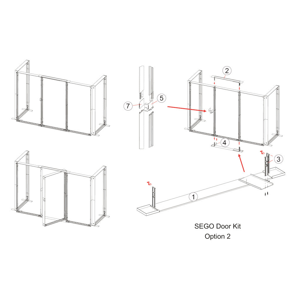 SEGO Light Box Door Parts