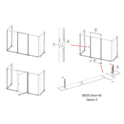 SEGO Light Box Door Parts